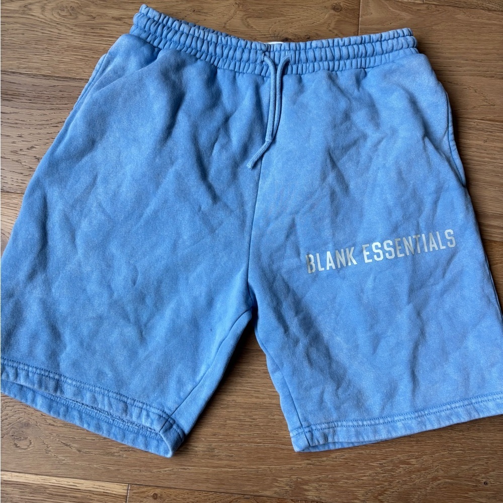Blank NYC essentials blue sweat shorts mens large